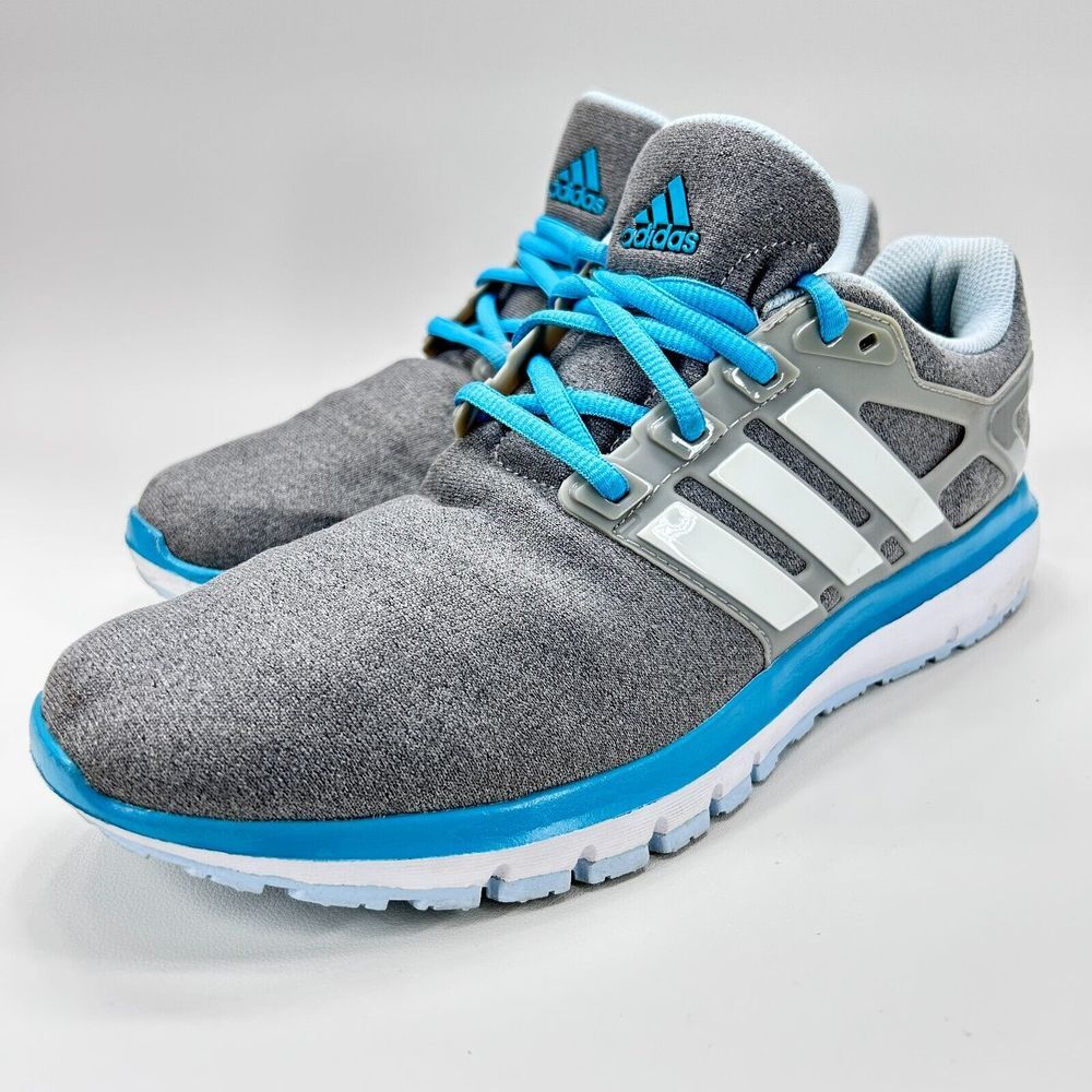 Adidas‎ Energy Cloudfoam Shoes Women's Size 10 Gray Blue Running Sneakers BB2705